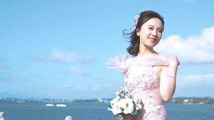 奥克兰鸽子港的黄昏