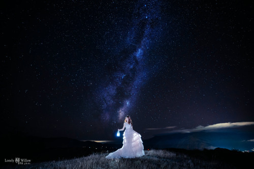 银河从手中升起